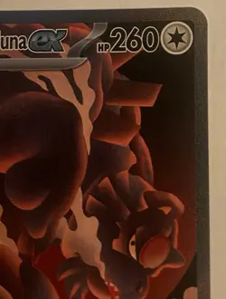 2025 Prismatic Evolutions Bloodmoon Ursaluna EX Holo Secret Rare SAR #168/131 - Image 5