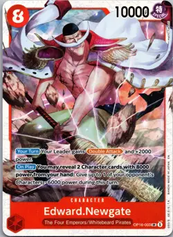 Edward.Newgate OP16-003 SR | The Time of Battle | One Piece TCG | EN NM - Image 1