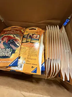 Disney Lorcana Wilds Unknown Sleeved Booster Packs x 34 New Factory Sealed - Image 1