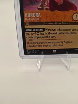 Lorcana Aurora Holding Court 6/204 Fabled Set 9 Playset (4 Cards) Uncommon NM - Image 2