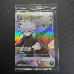 Killua Zoldyck Winner UEPR/HTR-1-018 - Union Arena English Promo Card Sealed - Image 1