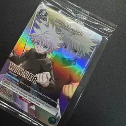Killua Zoldyck Winner UEPR/HTR-1-018 - Union Arena English Promo Card Sealed - Image 2