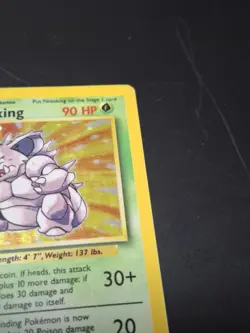 Pokemon Card TCG Nidoking Base Set 11/102 Unlimited Holo Rare - HP - Image 5