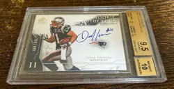 JULIAN EDELMAN SP AUTHENTIC ON CARD ROOKIE AUTO #’d /999 BGS 9.5 10 AUTO ! - Image 2