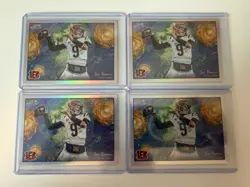 2025 Topps Cosmic Chrome Joe Burrow Insert Stars of the Night NFL Card 4x - Image 1