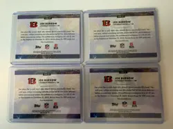 2025 Topps Cosmic Chrome Joe Burrow Insert Stars of the Night NFL Card 4x - Image 2