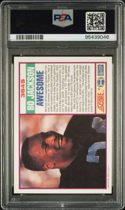 1989 Score Supplemental Bo Jackson Autographed PSA 9 AUTO 10 #95439046 - Image 2