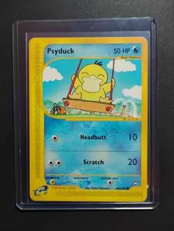 Psyduck 104/147 Aquapolis Non-Holo NM Vintage Pokemon Card 2002 - Image 3