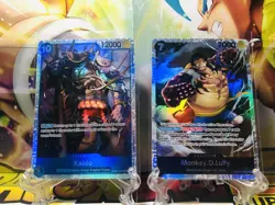🏴‍☠Kaido OP04-044 & Monkey .D. Luffy OP04-090 Foil Card-One Piece🍖 - Image 1