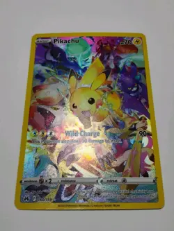 Pokemon TCG Pikachu 160/159 Crown Zenith Holo Full Art Secret Rare Card NM - Image 1