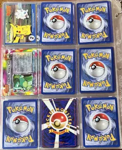 Vintage Pokemon Card Collection - No Binder Lot 5 Pages - Holo - Modern LP/NM - Image 4