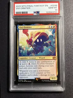 Vivi Ornitier Final Fantasy Magic the Gathering Card PSA 10 - Image 1