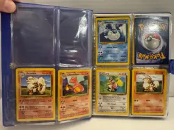 Vintage Pokemon Cards lot in 1999 Charmander 4 pocket binder - Image 2