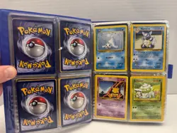 Vintage Pokemon Cards lot in 1999 Charmander 4 pocket binder - Image 3