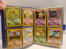 Vintage Pokemon Cards lot in 1999 Charmander 4 pocket binder - Image 4