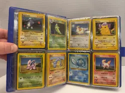 Vintage Pokemon Cards lot in 1999 Charmander 4 pocket binder - Image 5