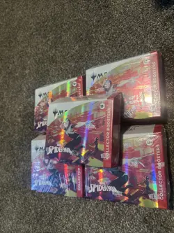 Magic The Gathering Marvel’s Spider-Man Collector Booster Box 12 Packs X 5 BOXES - Image 2