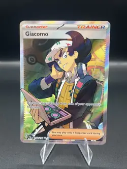 Giacomo 252/193 Sv02: Paldea Evolved Holo Pokemon Tcg Cards Mint Rare Nm A1 - Image 1