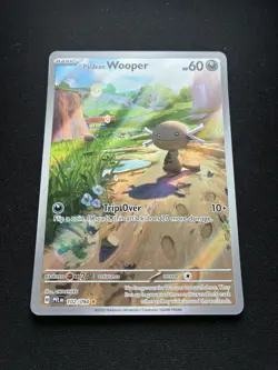 Pokemon: Paldean Wooper Illustration Rare IR 102/094 Phantasmal Flames - Image 2