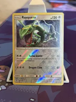 Pokemon Rayquaza Reverse Holo Rare SM-Guardians Rising 106/145 120 HP English NM - Image 1