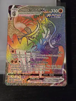 Rapid Strike Urshifu VMAX (Secret) 169/163 Swsh05: Battle Styles Holo Pack Fresh - Image 1