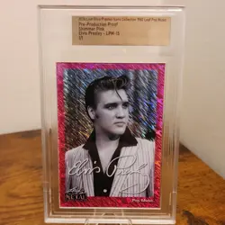 Leaf Elvis Presley Icons Pre-Production Proof Shimmer Pink 1/1 LPM-15 - Image 1