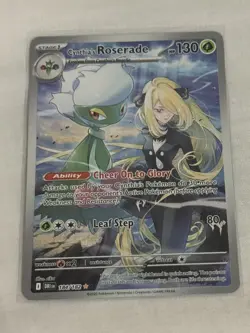 Cynthias Roserade 184/182 Illustration Rare Destined Rivals Pokemon TCG - Image 1