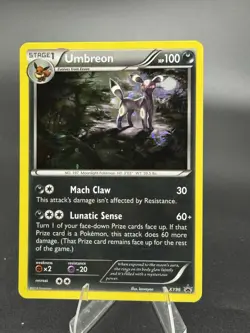 Umbreon - XY96 - XY Black Star Promo 2016 - HD SWIRL - MP - Pokemon TCG - Image 1