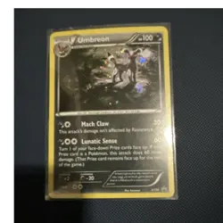 Pokemon TCG Umbreon XY96 XY Promo Holo English 100 HP Mach Claw Lunatic - Image 1