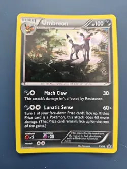 Pokemon TCG Umbreon XY96 Black Star Promo Holo Card 2016 - LP - Image 2