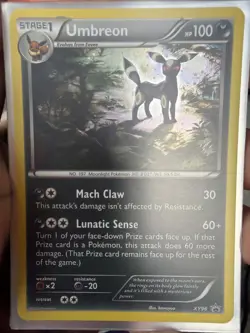 Pokemon TCG Umbreon XY XY96 Holo Promo Card - Image 1