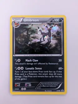 Pokemon TCG Umbreon XY XY96 Holo Promo Card MP Condition - Image 1