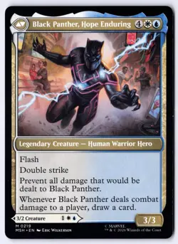 King T'Challa MSH 219 Magic: The Gathering Mythic NM - Image 2