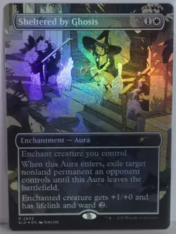 Sheltered by Ghosts (2653) [New, Near Mint] *Foil* {Witch’s Familiar SLD} - Image 1