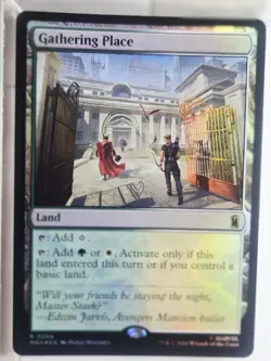 Gathering Place Marvel Super Heroes Foil MTG NM - Image 1