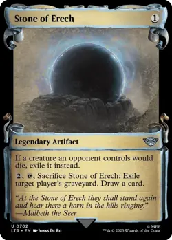 LP - Foil - Stone of Erech (Showcase Scrolls) - 702 - Universes Beyond: The L... - Image 1