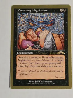 Recurring Nightmare - Magic The Gathering MTG - 1998 World Championship Deck! - Image 1