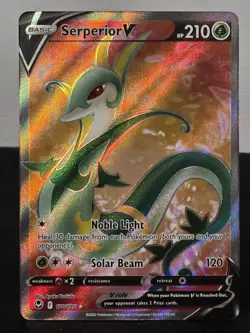 SWSH12: Silver Tempest #170/195 Serperior V (Full Art) Pokemon Ultra Rare,Holo - Image 1