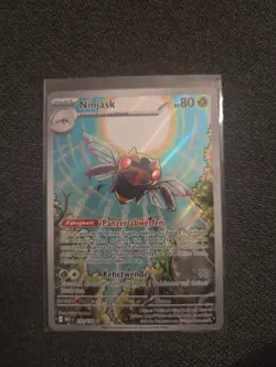 Ninjask 137/132 Mega-Entwicklungen Deutsch NM seltene llustration Pokemon - Image 1