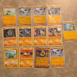 Pokemon TCG Cubone Marowak Onix Larvitar Mankey Mixed Lot 14 English - Image 1