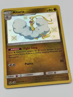 Altaria SV37/SV94 Hidden Fates: Shiny Vault Holo Pokemon Single - Image 4