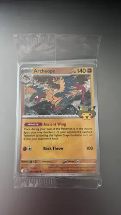 SEALED Archeops Pokemon Fossil Museum Exclusive 051/086 - Image 1