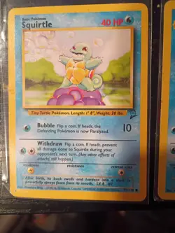 Pokemon Squirtle first Edition, Dark Wartortle Team Rocket, Squirtle And... - Image 3