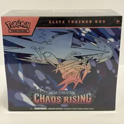 Pokemon TCG Mega Evolution Chaos Rising Elite Trainer Box ETB Factory Sealed - Image 1