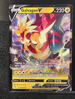 Carte Pokemon Galvagon V 058/203 EB7 Evolution Celeste 1 - Image 2