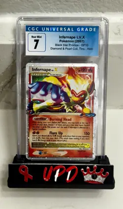 Infernape LV.X Black Star Promo Holo 2007 Pokemon CGC 7 DP10 - Image 1