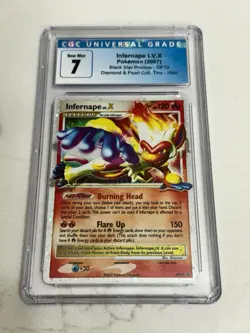 Infernape LV.X Black Star Promo Holo 2007 Pokemon CGC 7 DP10 - Image 3