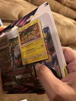 Pokemon TCG Sun & Moon Unified Minds 3-Pack Blister Vikavolt Promo Foil - Image 4