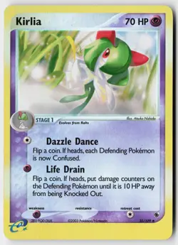 Pokemon Kirlia - 35/109 - Uncommon Ruby & Sapphire Reverse Holo LP - Image 1