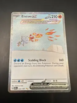 Eiscue EX 222/197 - Obsidian Flames - Pokemon Card - Image 1